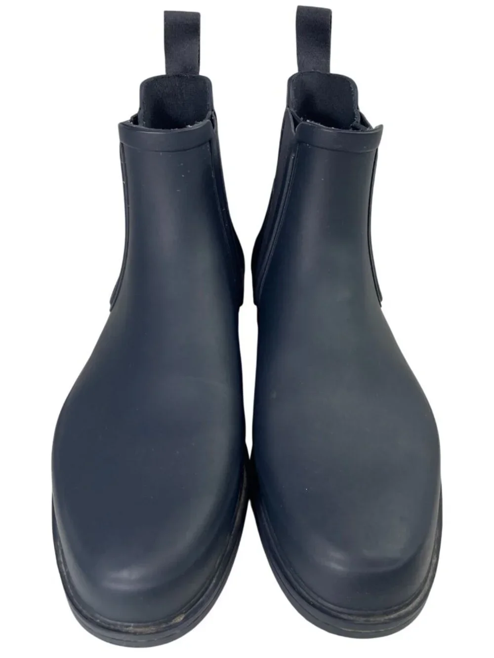 Hunter Mens Original Chelsea Ankle Boots 9 Dark Navy Pull On Bootie Waterproof